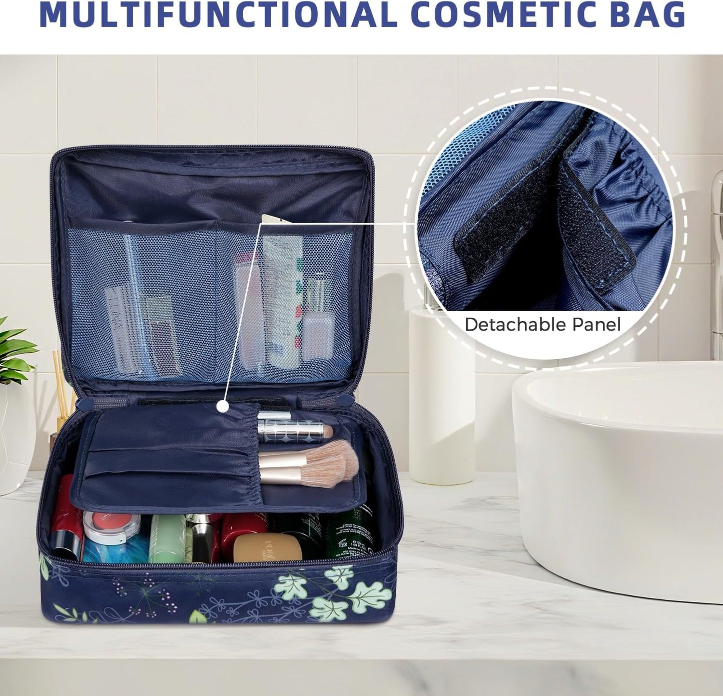 BAGAIL 8 Set Packing Cubes Luggage Packing Organizers for Travel Accessories-Aqua Color