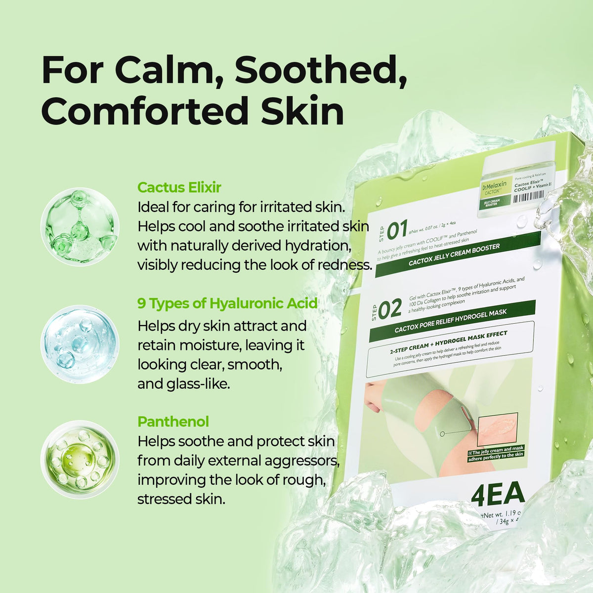 Dr.Melaxin TX Astaxanthin Melanin Recovery & Firming Hydrogel Mask (4 Sheets) – Dark Spot Correcting 2-Step Mask with Tranexamic Acid, Niacinamide, PDRN & Collagen for Elasticity