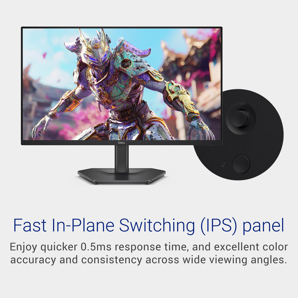 Dell 27 Monitor - SE2726H - 27-inch FHD (1920x1080) 144Hz 1ms Display, in-Plane Switching (IPS) Technology, AMD FreeSync™, TÜV 3-Star 2X HDMI, Tilt