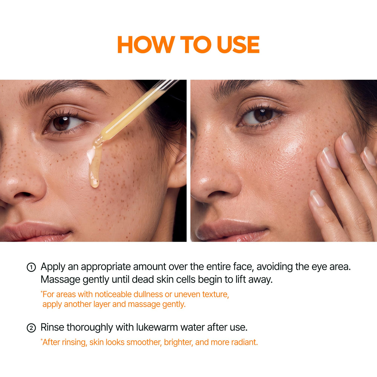 Dr.Melaxin Peel Shot Black Rice Exfoliating Ampoule, Face Exfoliator with AHA BHA Niacinamide Rice Bran Water, Blackhead Remover, Pore Minimizer, Brightening Glass Skin Serum, Korean Skin Care, 2.7 oz