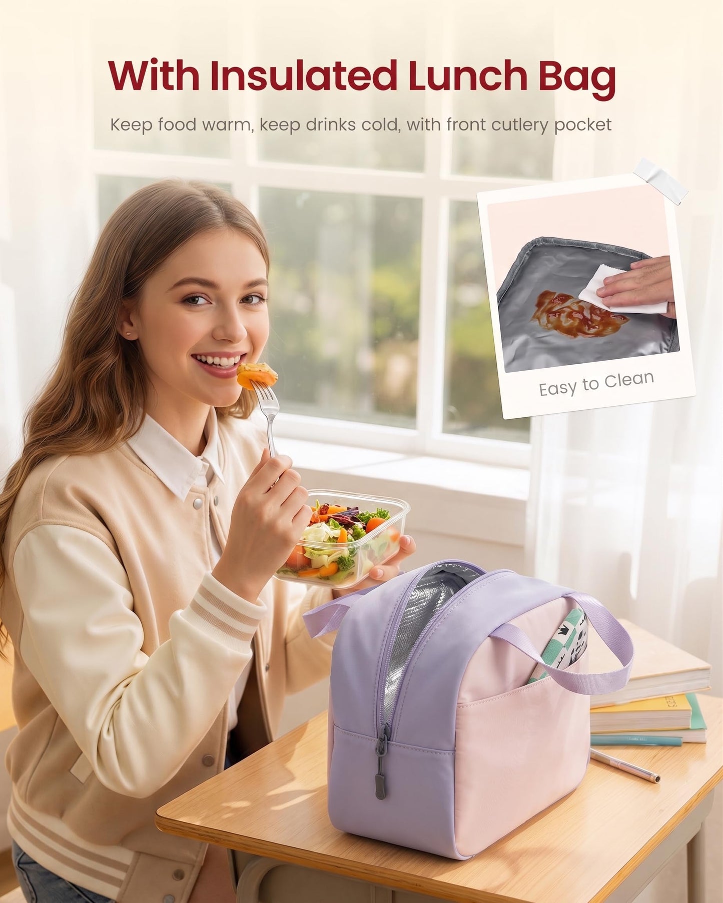 LOVEVOOK Backpack for Kids Teen Girls, Cute Back to School Backpack Bookbag