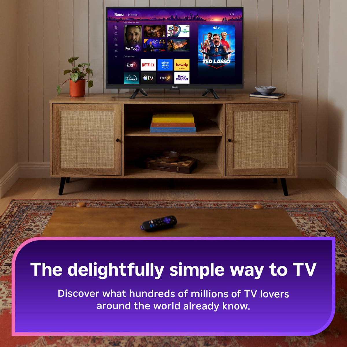 Roku Streaming Stick 4K with Voice Remote - HDR10+ & Dolby Vision