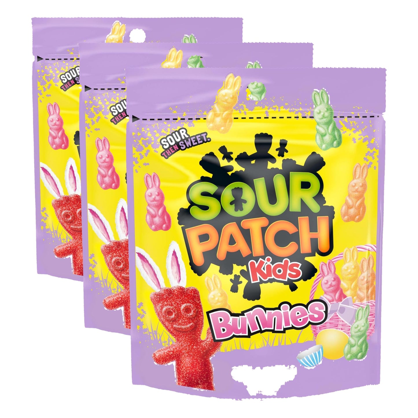 SOUR PATCH KIDS Big Kids Soft & Chewy Gummy Halloween Candy, 100 ct