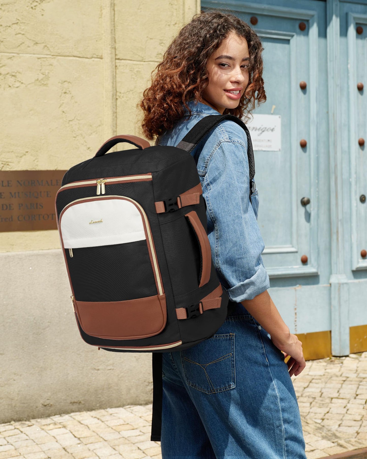 LOVEVOOK Travel Backpack Carry on Flight Approved for Women/Men