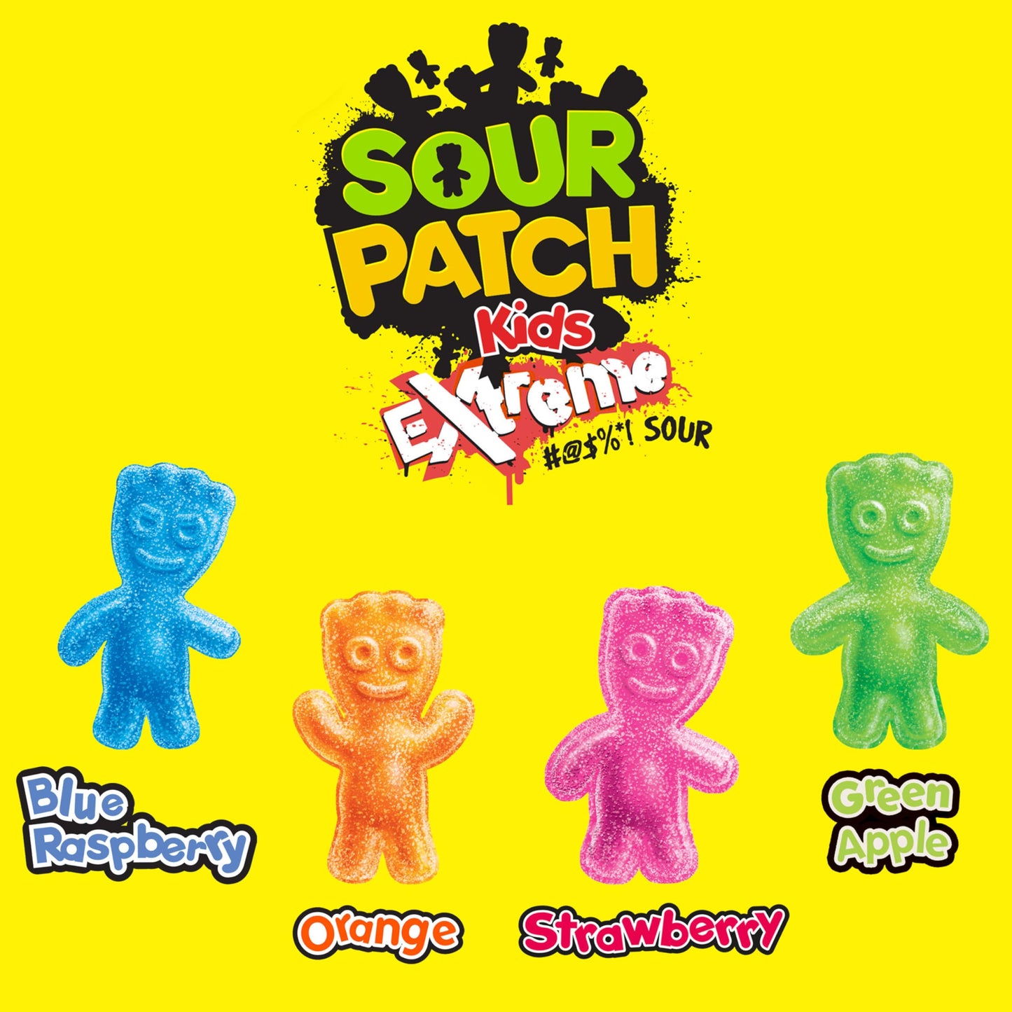 SOUR PATCH KIDS Big Kids Soft & Chewy Gummy Halloween Candy, 100 ct