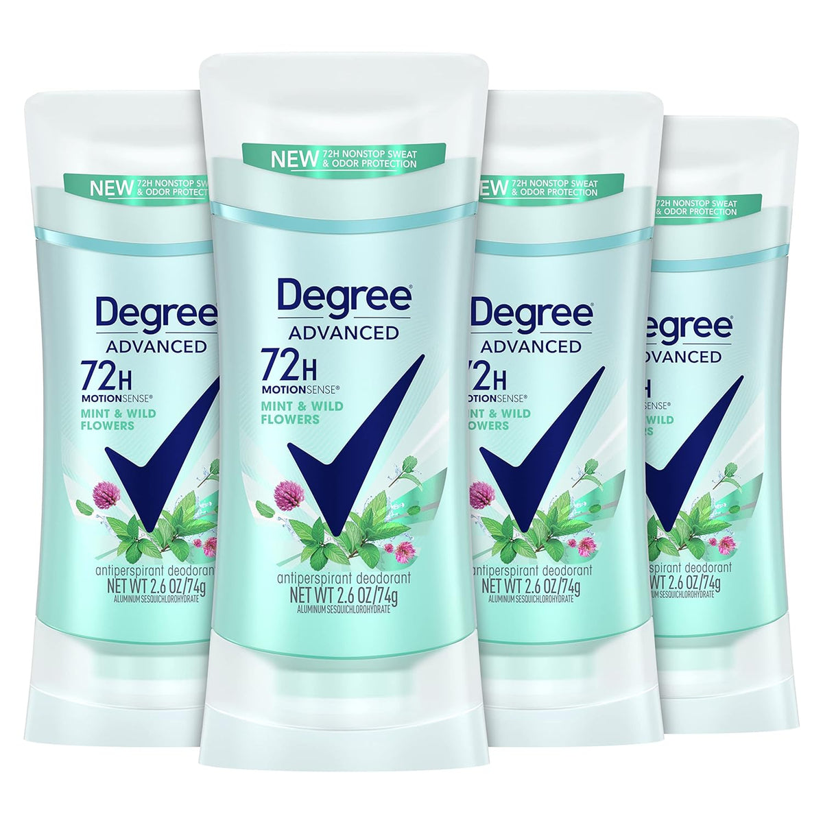 Degree Advanced Protection Antiperspirant Deodorant Shower Clean 72H 2.6 oz