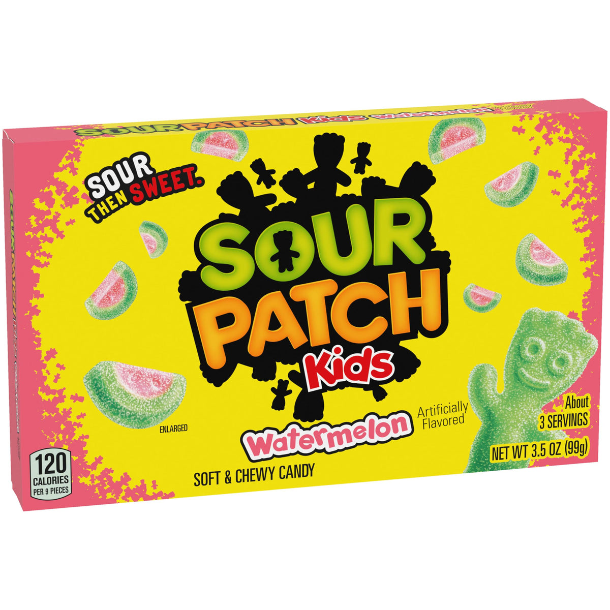 SOUR PATCH KIDS Big Kids Soft & Chewy Gummy Halloween Candy, 100 ct