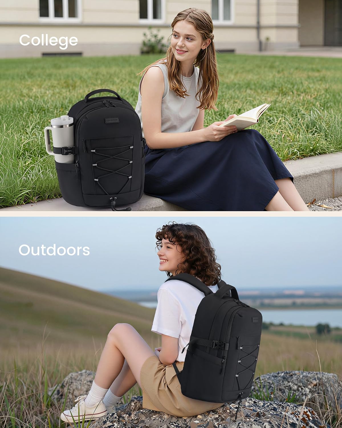 LOVEVOOK Laptop Backpack for College, Work Backpack for Women & Men