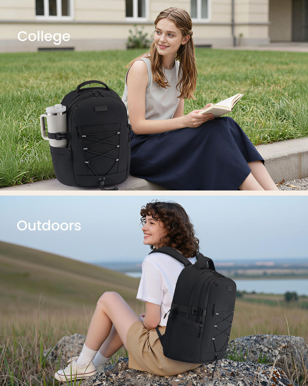 LOVEVOOK Laptop Backpack for College, Work Backpack for Women & Men