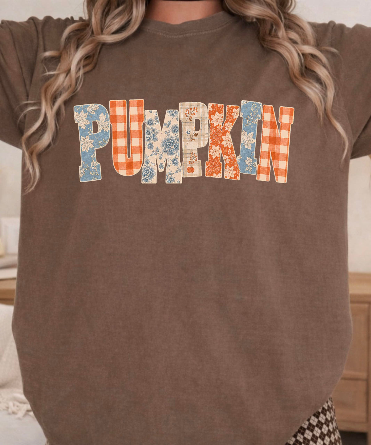 Pumpkin Shirt for Women & Teen Girls Cute Fall Graphic Tee Pumpkin Patch Comfort Colors Top