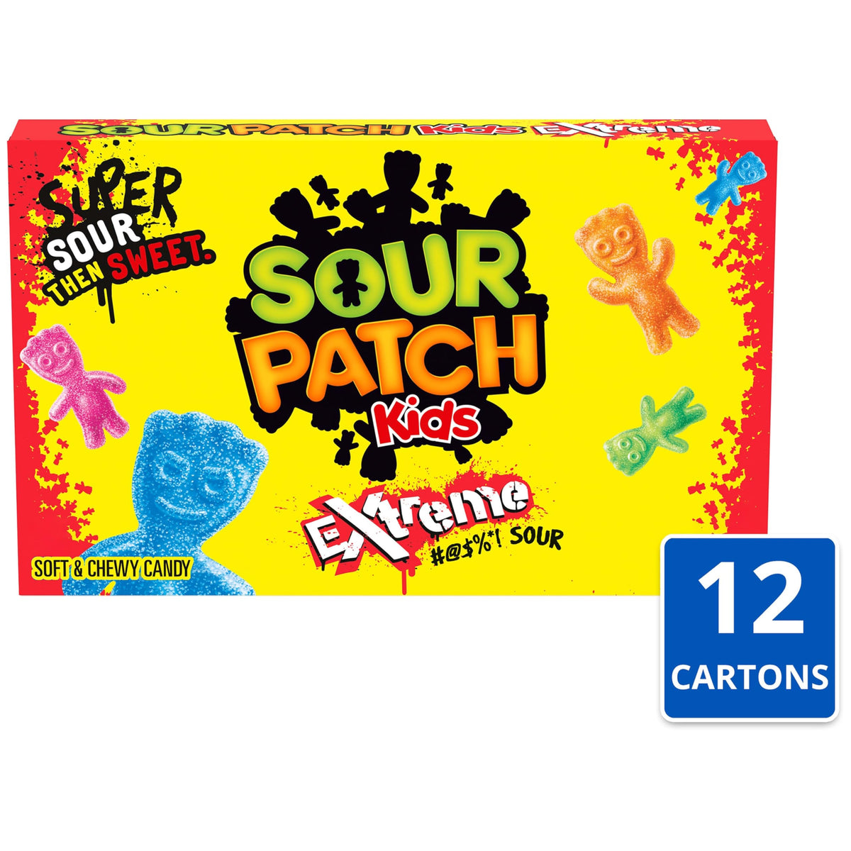 SOUR PATCH KIDS Big Kids Soft & Chewy Gummy Halloween Candy, 100 ct