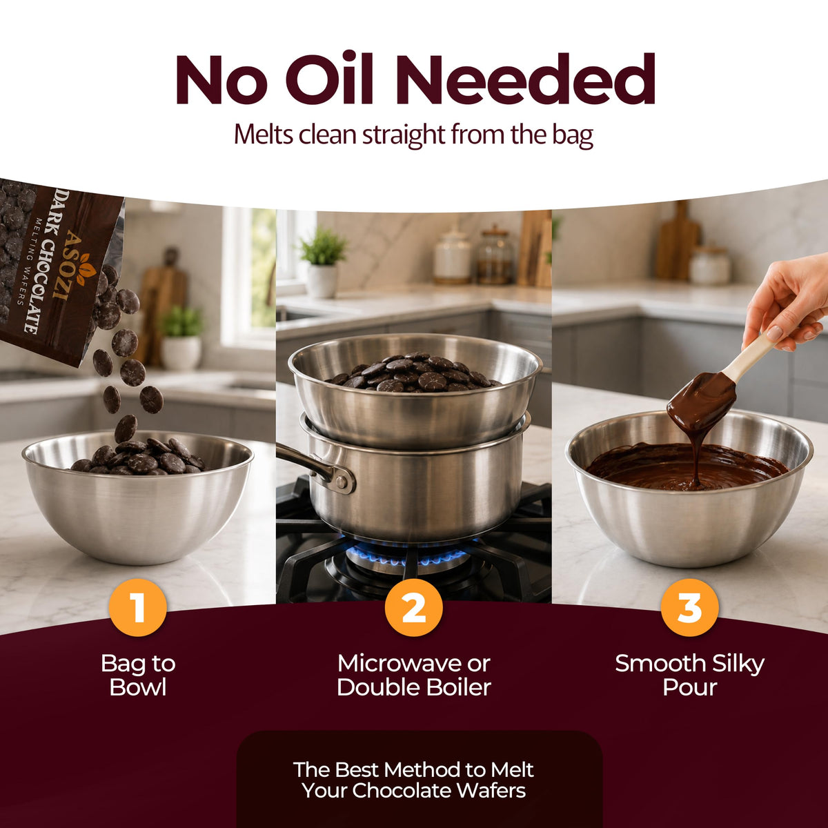 Milk Chocolate Melting Wafers 2lb | Candy Melts for Fountain & Dipping