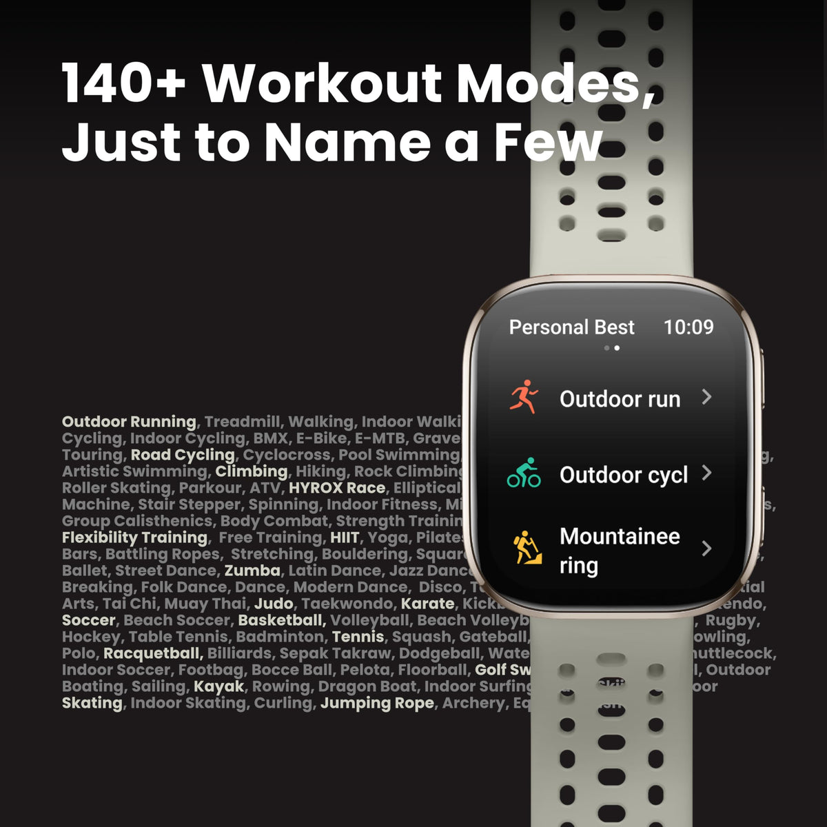 Amazfit Bip Max Smart Watch, 2.07" AMOLED Display, GPS, iOS/Android