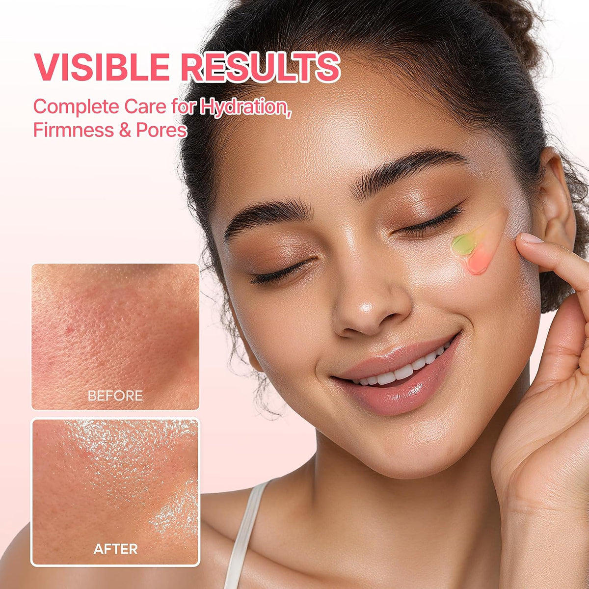 Dr.Melaxin Cactox Pore Dual Capsule Cream – Pore Minimizing Hydrating Face Cream with Cactus Extract, PDRN & Vegan Collagen for Firmness & Skin Repair