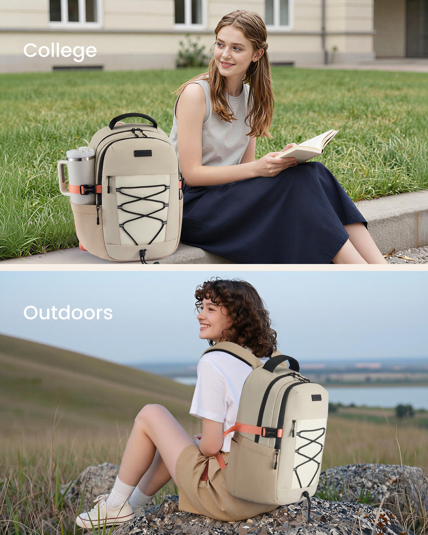 LOVEVOOK Laptop Backpack for College, Work Backpack for Women & Men