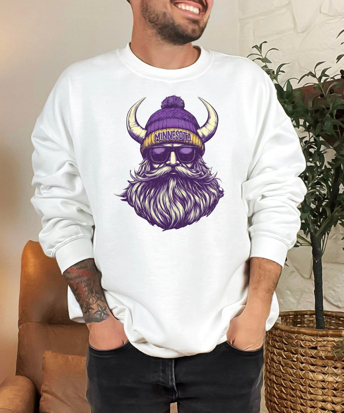 Olive Loves Apple Minnesota Football Sports Sweatshirt for Men Women Youth and Toddler Boys and Girls