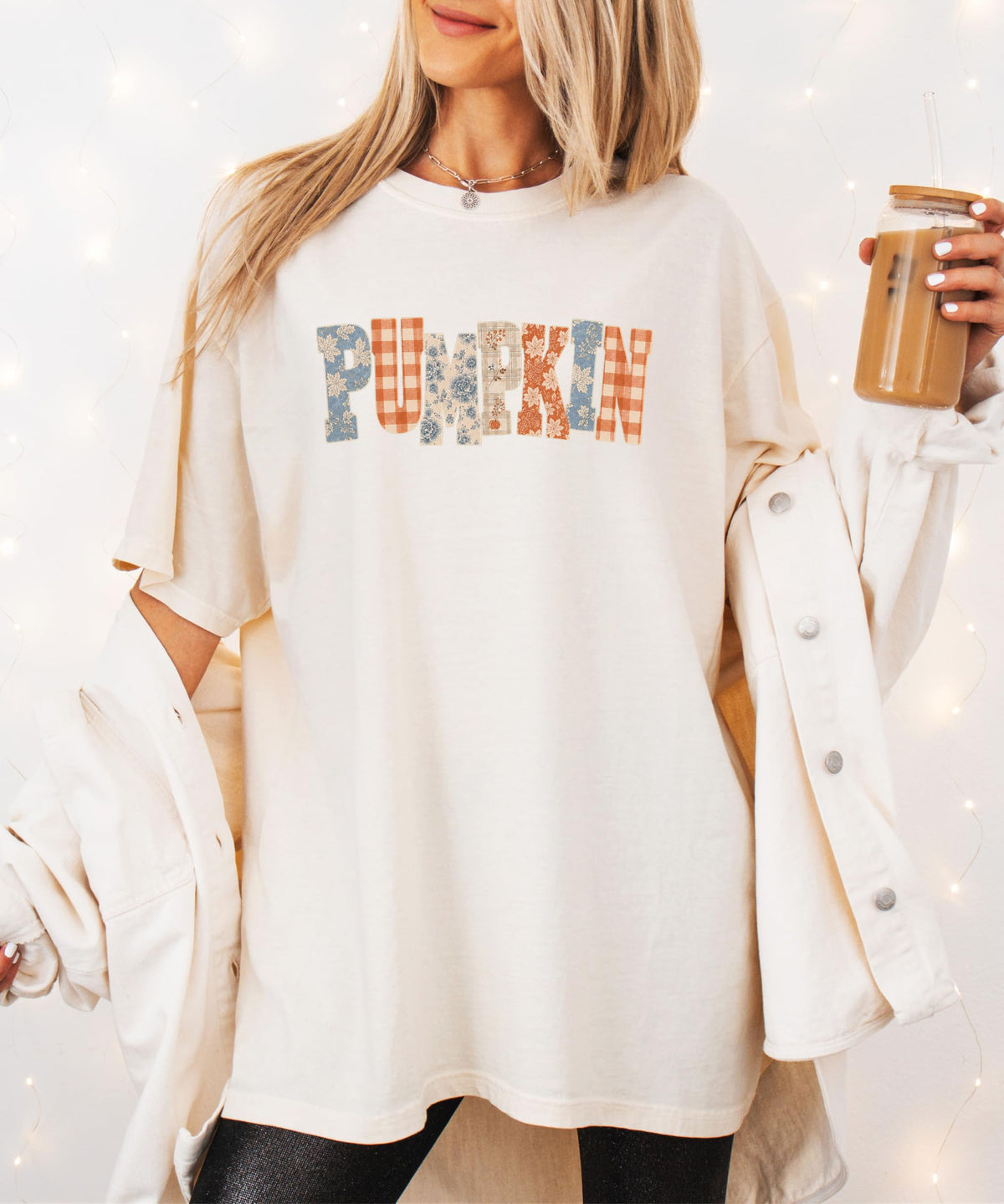 Pumpkin Shirt for Women & Teen Girls Cute Fall Graphic Tee Pumpkin Patch Comfort Colors Top