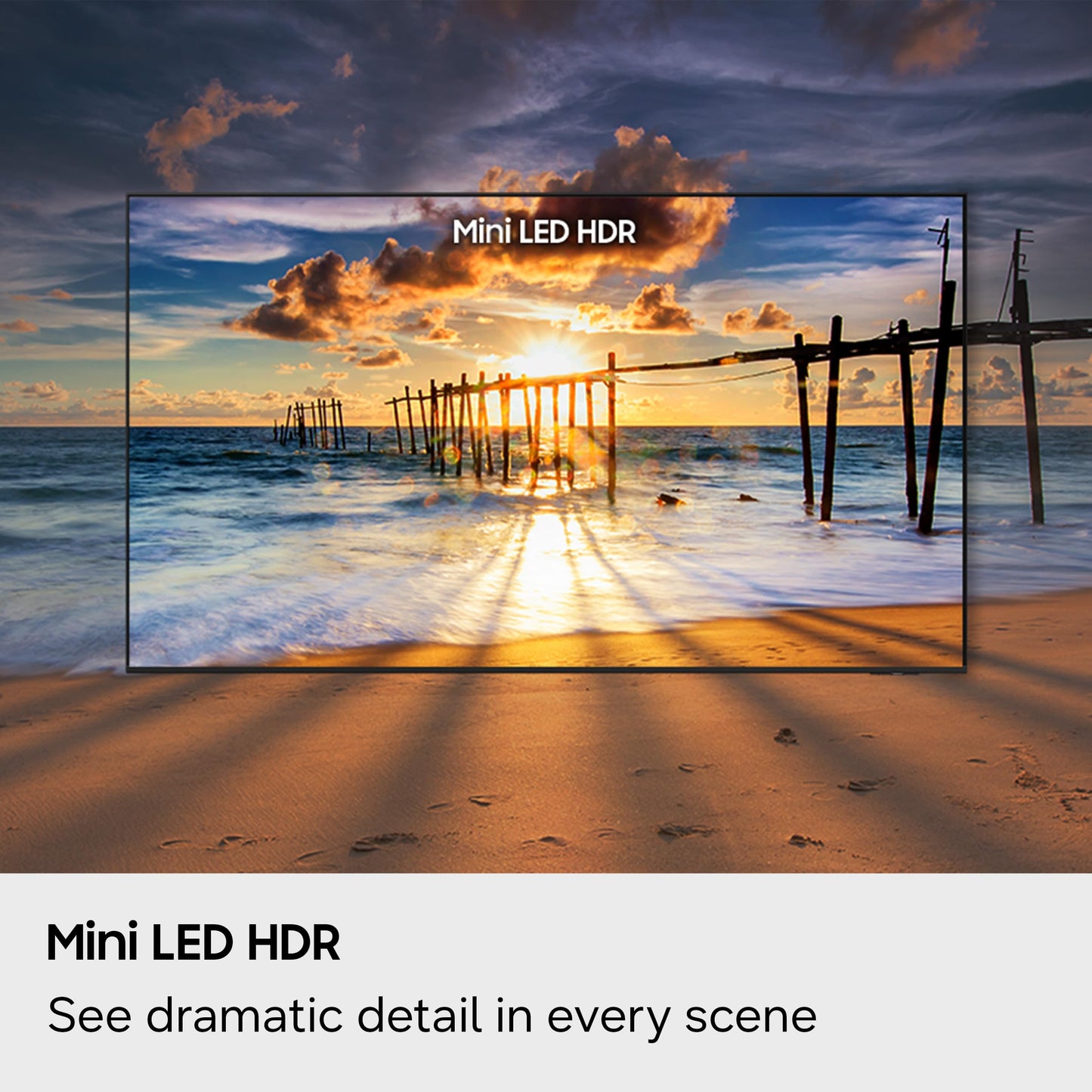 Samsung 55-Inch Class M70H Series, Mini LED, 4K, Smart TV, 2026 Model