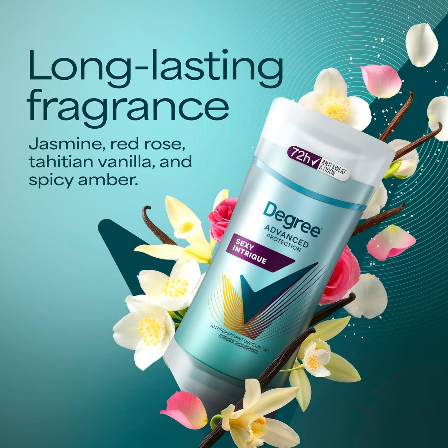 Degree Advanced Protection Antiperspirant Deodorant Shower Clean 72H 2.6 oz