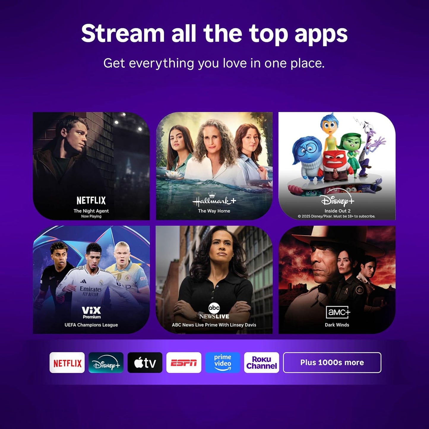 Roku Streaming Stick 4K with Voice Remote - HDR10+ & Dolby Vision