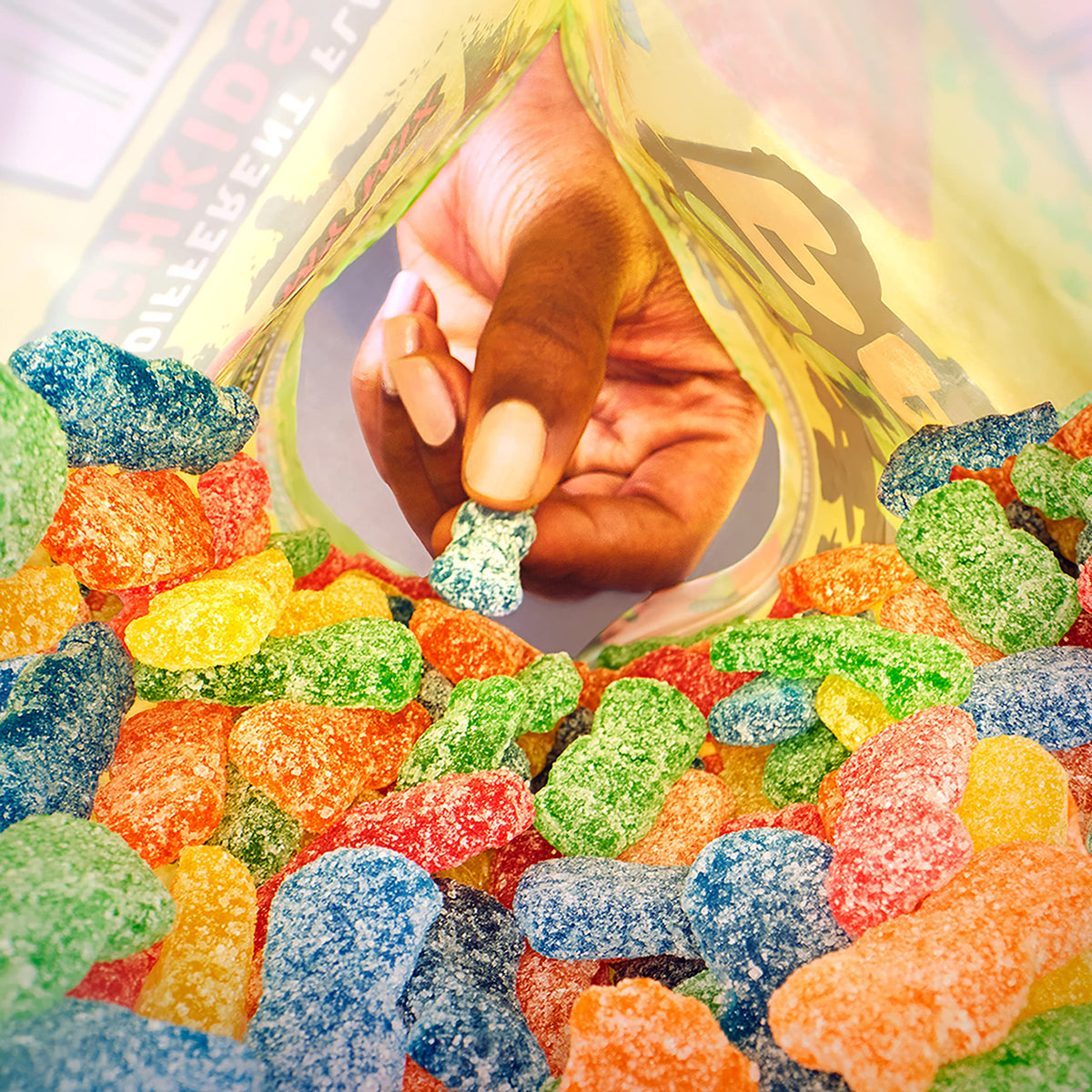 SOUR PATCH KIDS Big Kids Soft & Chewy Gummy Halloween Candy, 100 ct