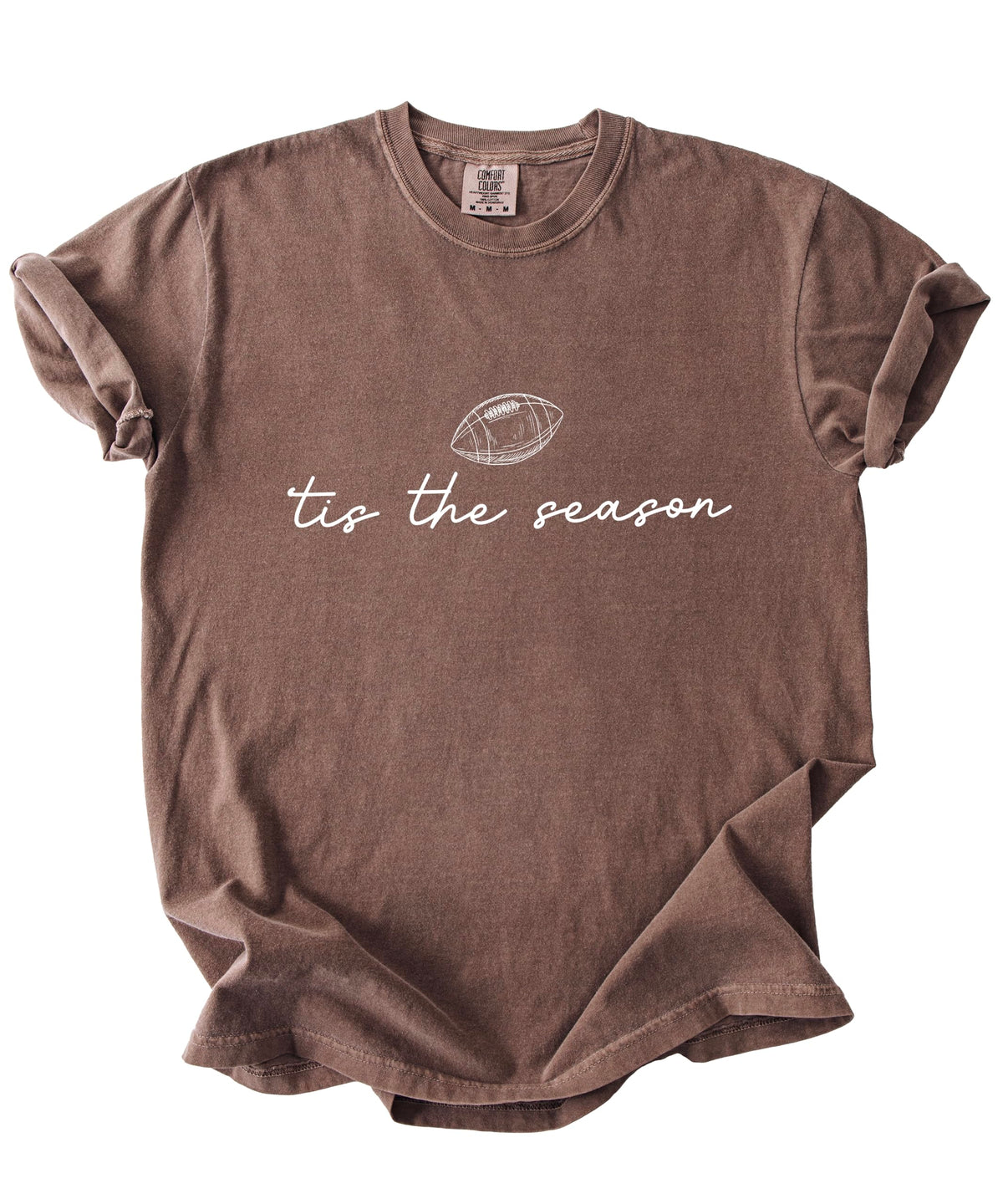 Tis the Season Fall Football Shirt for Women and Teens Trendy Funny Game Day Tee