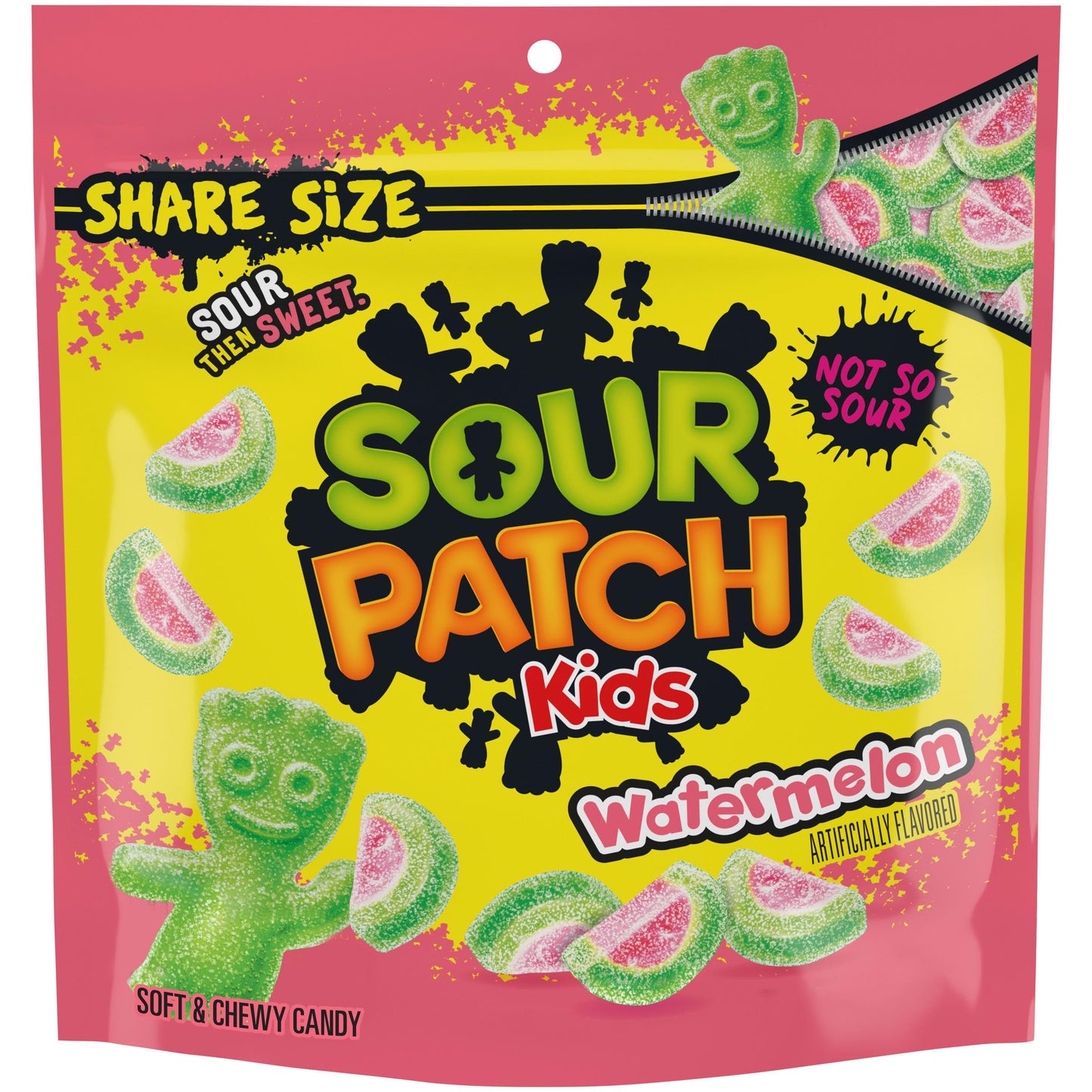 SOUR PATCH KIDS Big Kids Soft & Chewy Gummy Halloween Candy, 100 ct