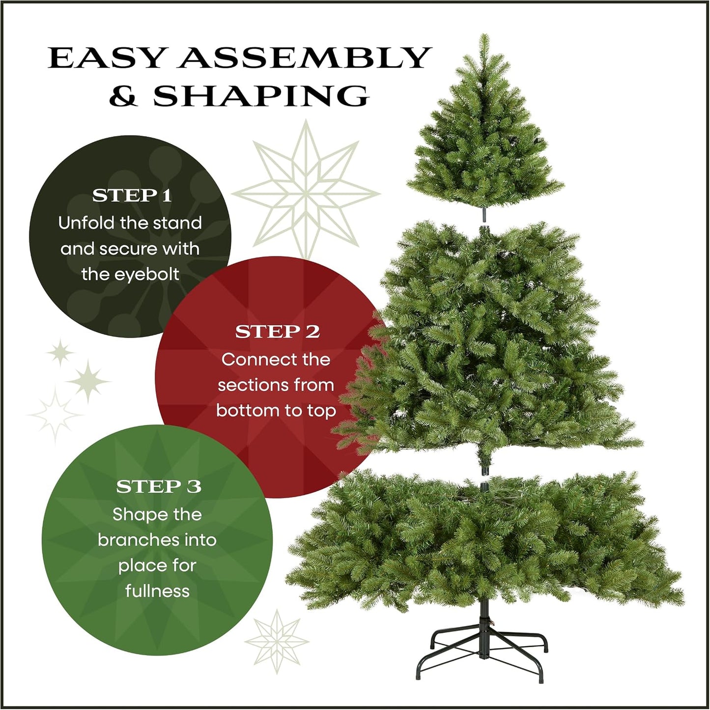 National Tree Company 6ft Pre-Lit North Valley Spruce Christmas Tree