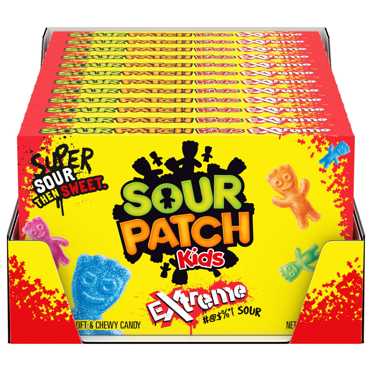 SOUR PATCH KIDS Big Kids Soft & Chewy Gummy Halloween Candy, 100 ct