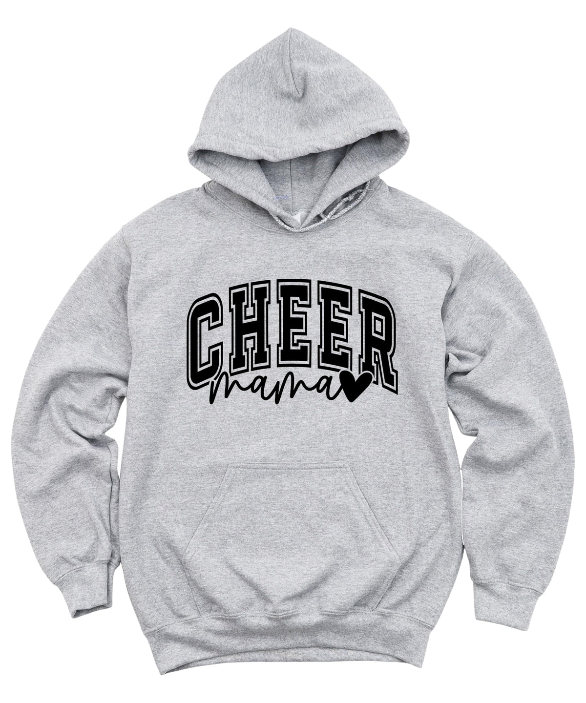 Olive Loves Apple Cheer Mama Hoodie for Women Cheerleading Mom Game Day Pullover Cheer Competition Sweatshirt