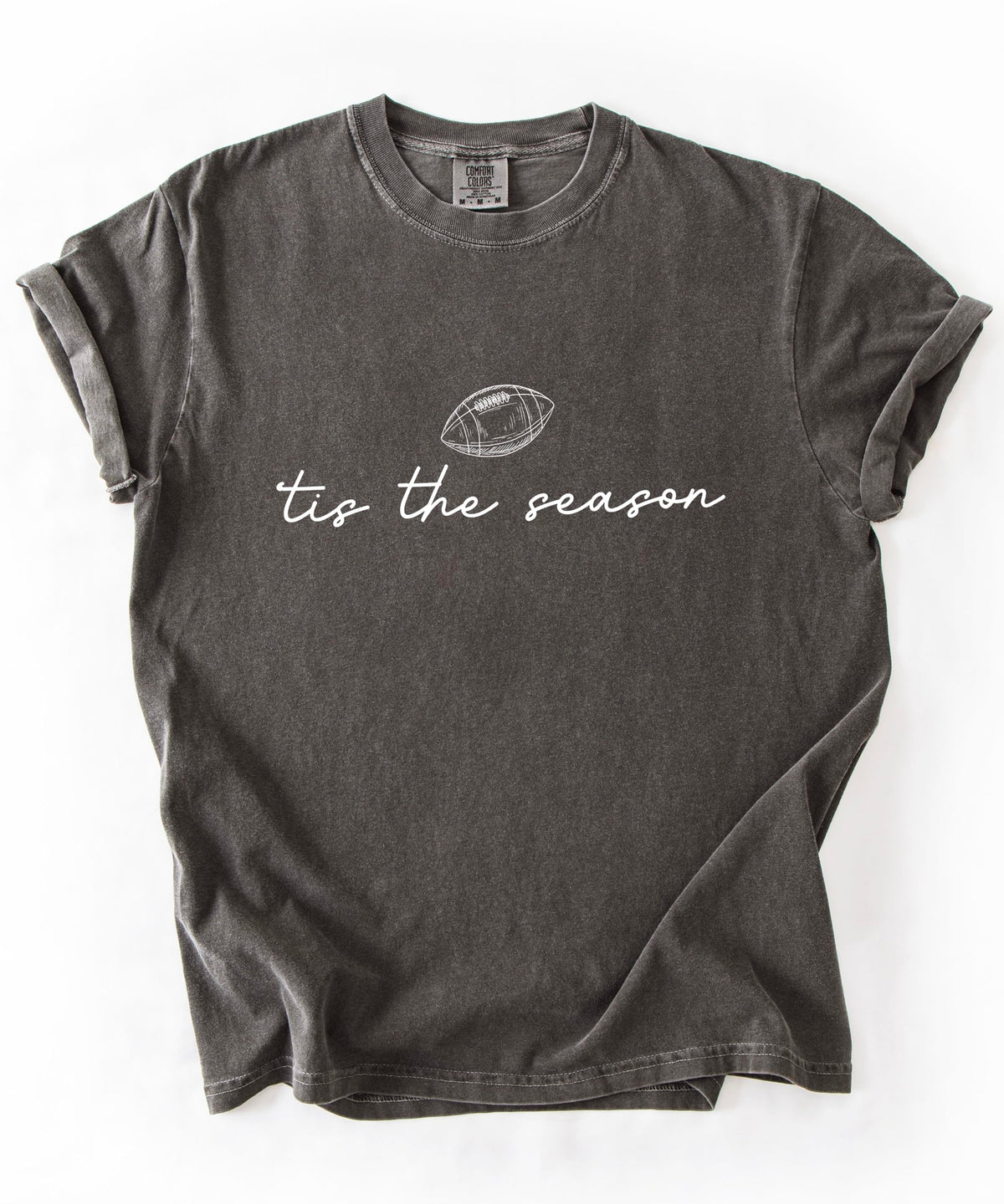Tis the Season Fall Football Shirt for Women and Teens Trendy Funny Game Day Tee