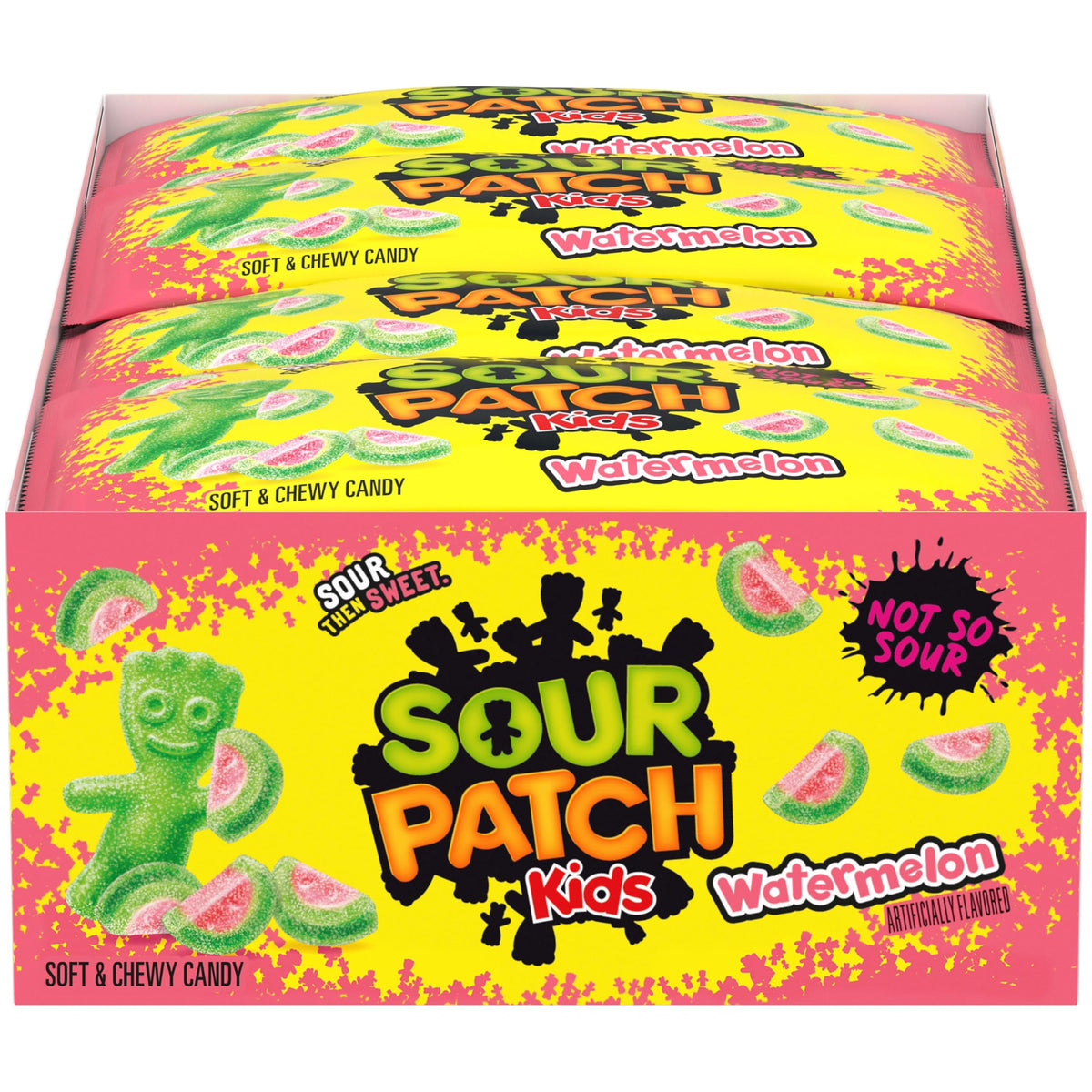 SOUR PATCH KIDS Big Kids Soft & Chewy Gummy Halloween Candy, 100 ct
