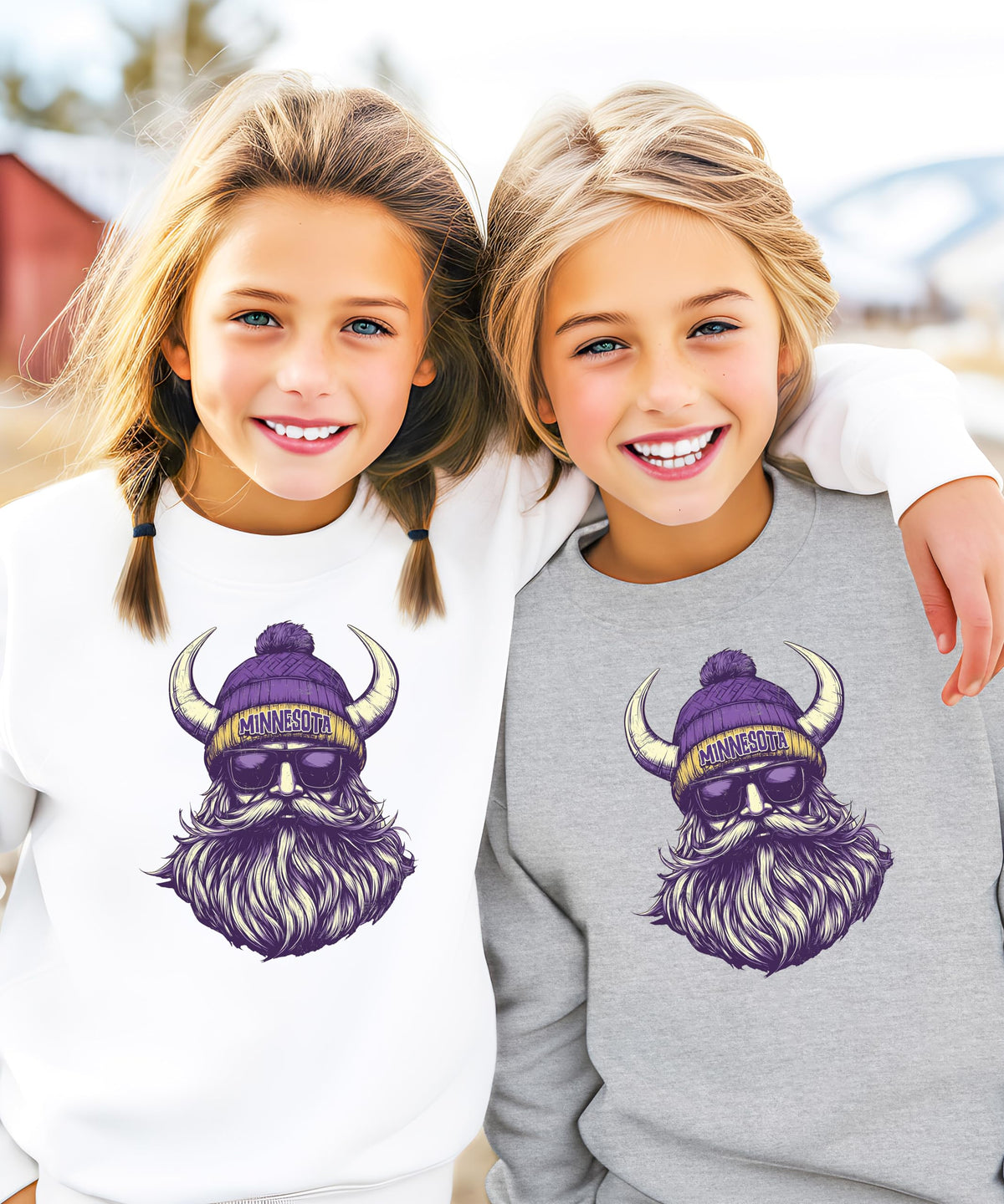 Olive Loves Apple Minnesota Football Sports Sweatshirt for Men Women Youth and Toddler Boys and Girls