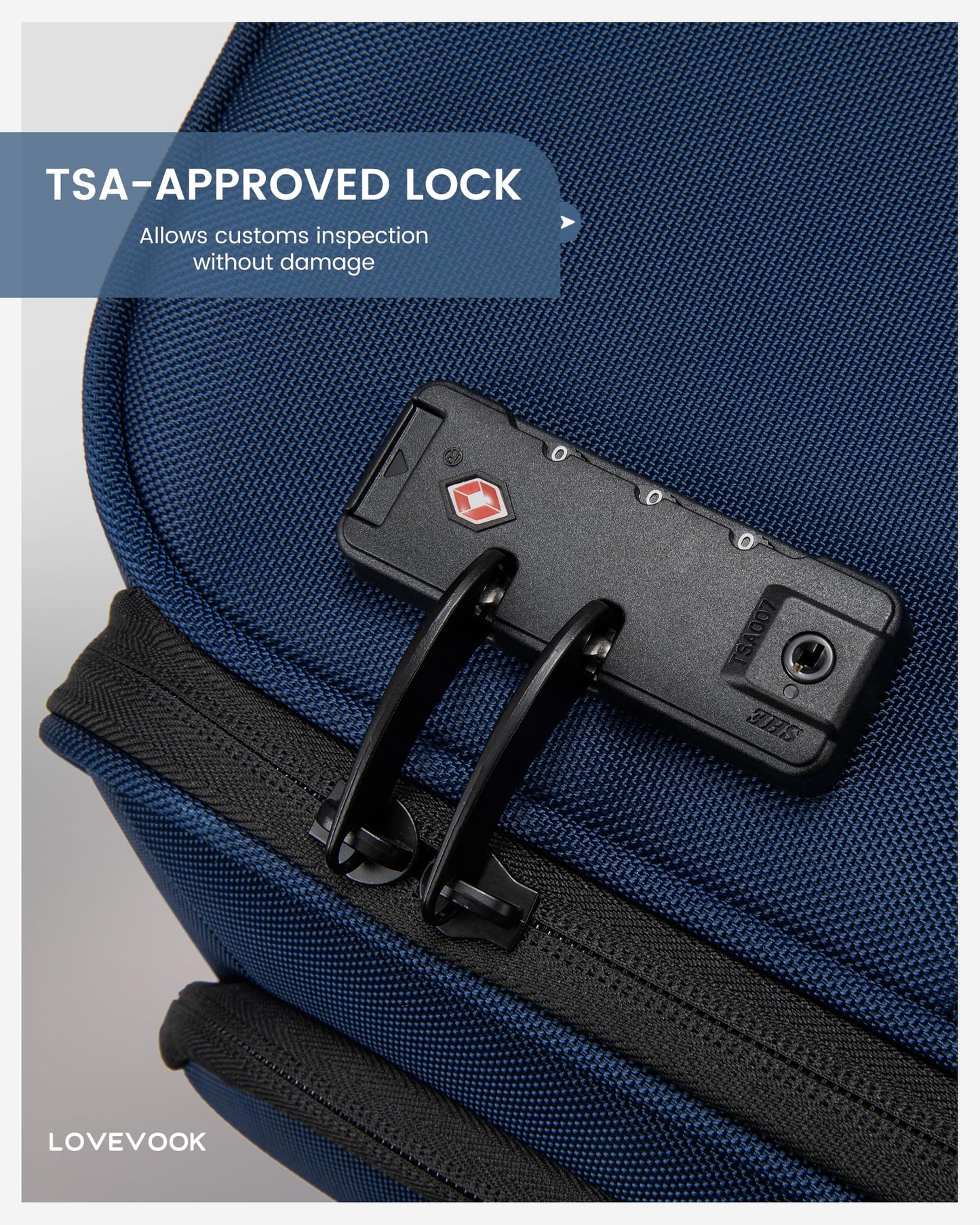 Carry On Luggage 22x14x9 Airline Approved with TSA Lock for Business Trip