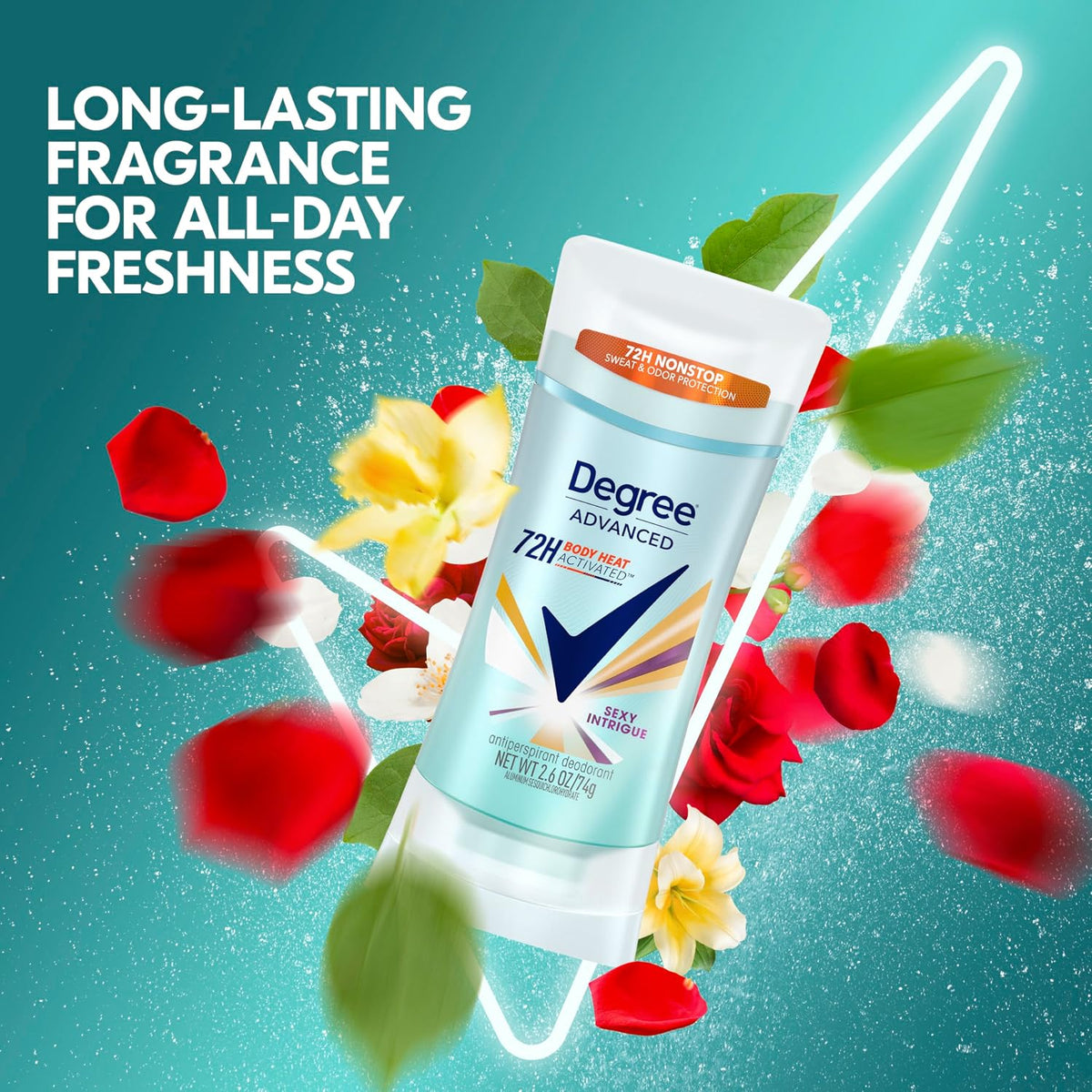 Degree Advanced Protection Antiperspirant Deodorant Shower Clean 72H 2.6 oz