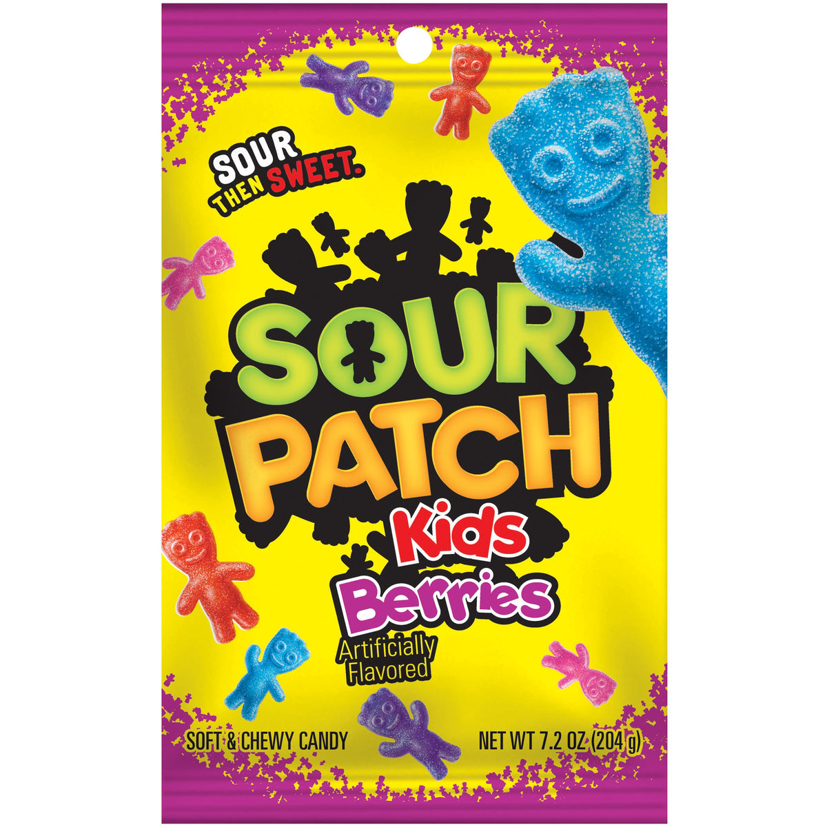 SOUR PATCH KIDS Big Kids Soft & Chewy Gummy Halloween Candy, 100 ct