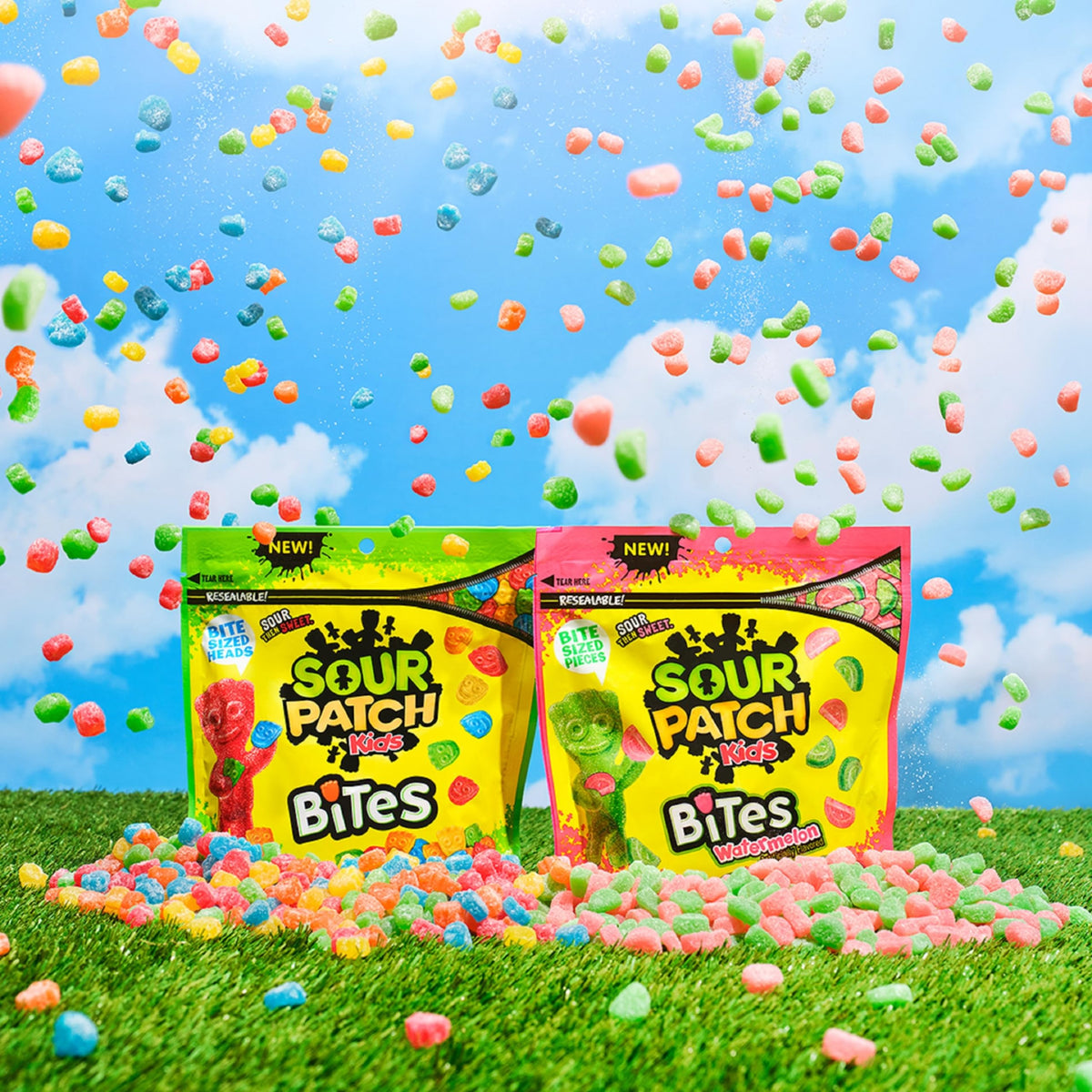 SOUR PATCH KIDS Big Kids Soft & Chewy Gummy Halloween Candy, 100 ct